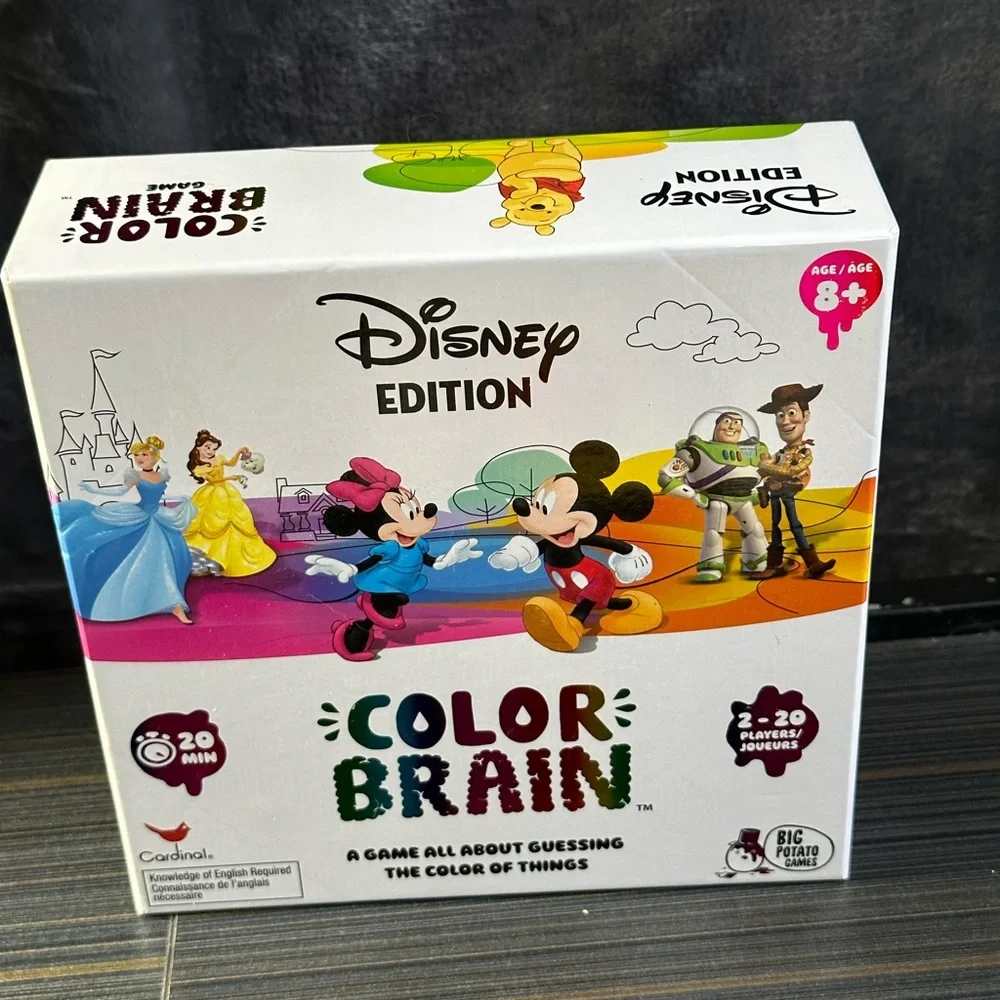Disney Color‎ Brain Game Mickey Mouse Minnie Mouse Quiz Party Game Complete